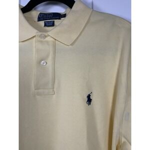 Ralph Lauren Men's Golf Polo, Sz Med, Yellow, Soft Cotton